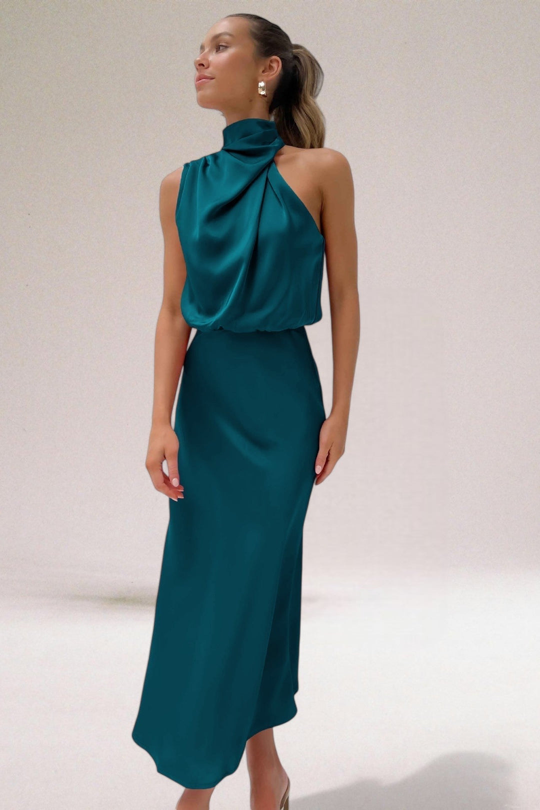 Amsterdamstyles® | Satijnen Glamour Jurk
