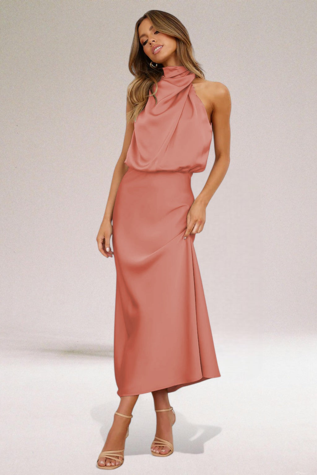 Amsterdamstyles® | Satijnen Glamour Jurk