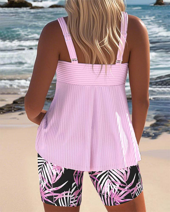 Amsterdamstyles® | Kleurrijke Tankini Setje