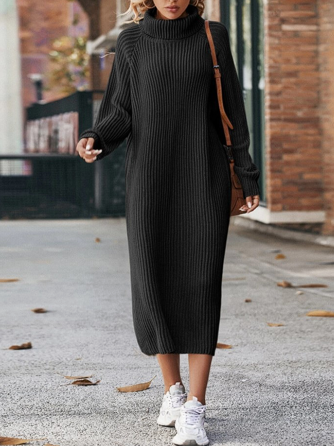 Amsterdamstyles® | Casual Gebreide Jurk