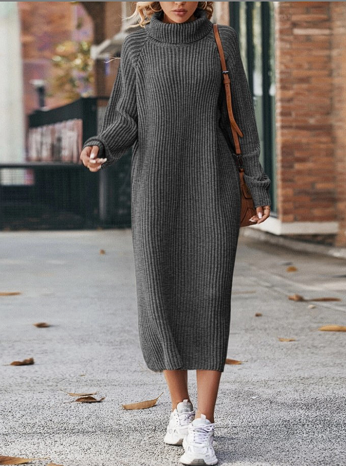 Amsterdamstyles® | Casual Gebreide Jurk
