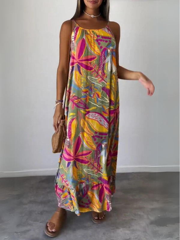 Amsterdamstyles® | Comfortabele Bloemenjurk