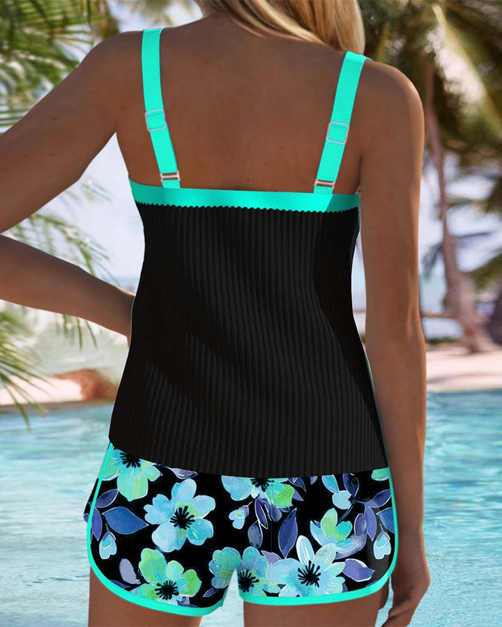 Amsterdamstyles® | Tweedelige Elegante Tankini Set
