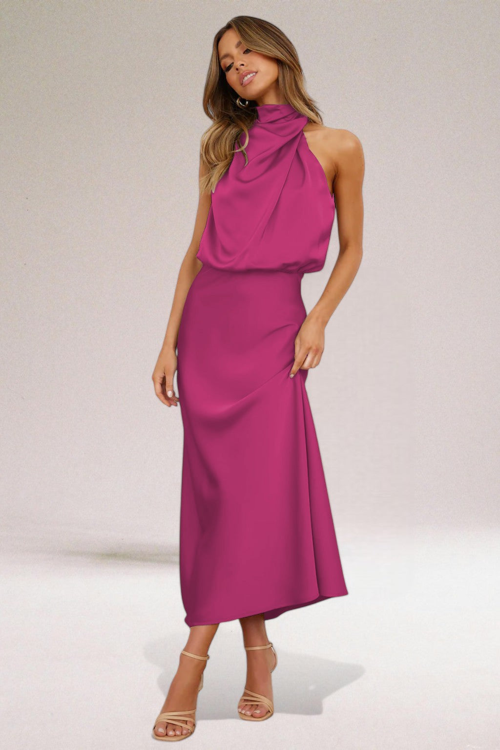 Amsterdamstyles® | Satijnen Glamour Jurk