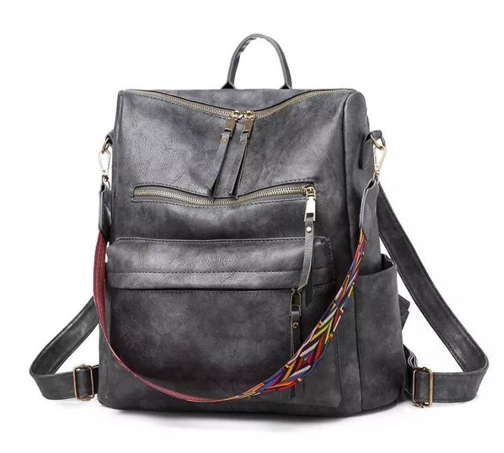 Amsterdamstyles® | Modieuze Leren Rugzak