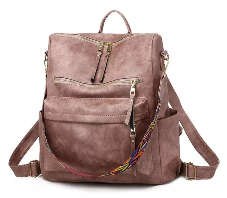 Amsterdamstyles® | Modieuze Leren Rugzak