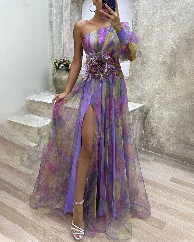 Amsterdamstyles® | Elegante splitjurk