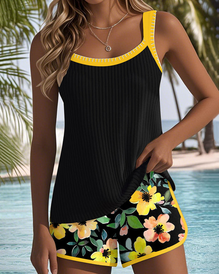 Amsterdamstyles® | Tweedelige Elegante Tankini Set