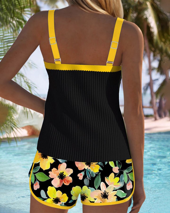 Amsterdamstyles® | Tweedelige Elegante Tankini Set