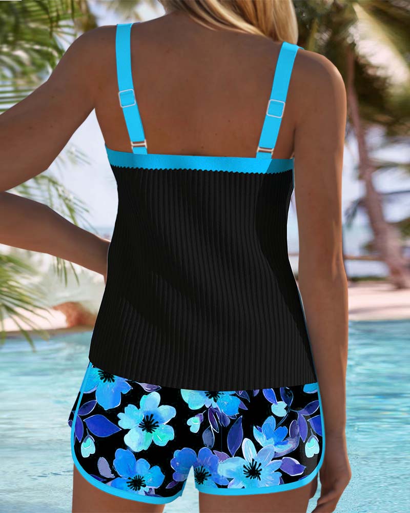 Amsterdamstyles® | Tweedelige Elegante Tankini Set