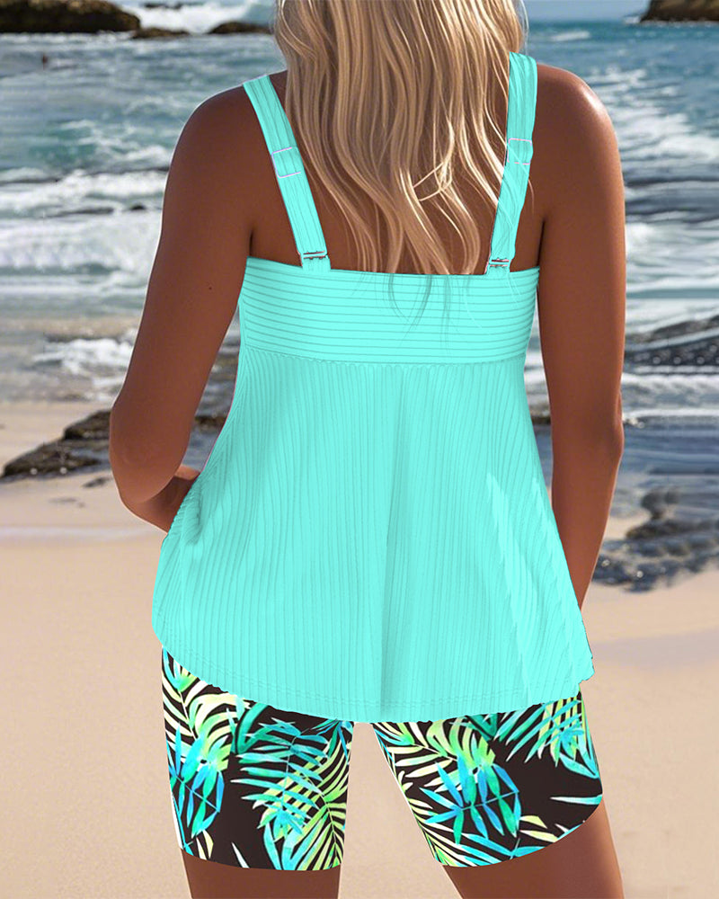 Amsterdamstyles® | Kleurrijke Tankini Setje