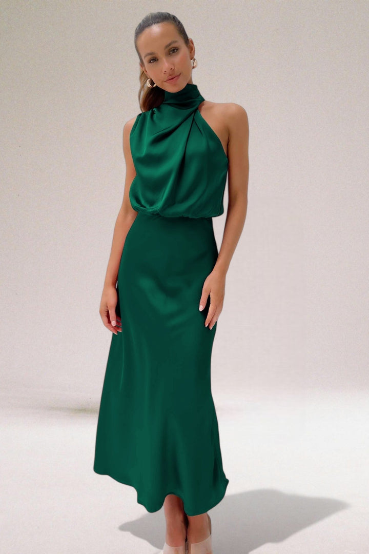 Amsterdamstyles® | Satijnen Glamour Jurk