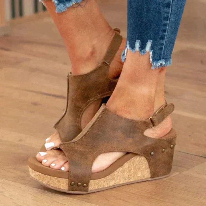 Vanessa – leren orthopedische schoen