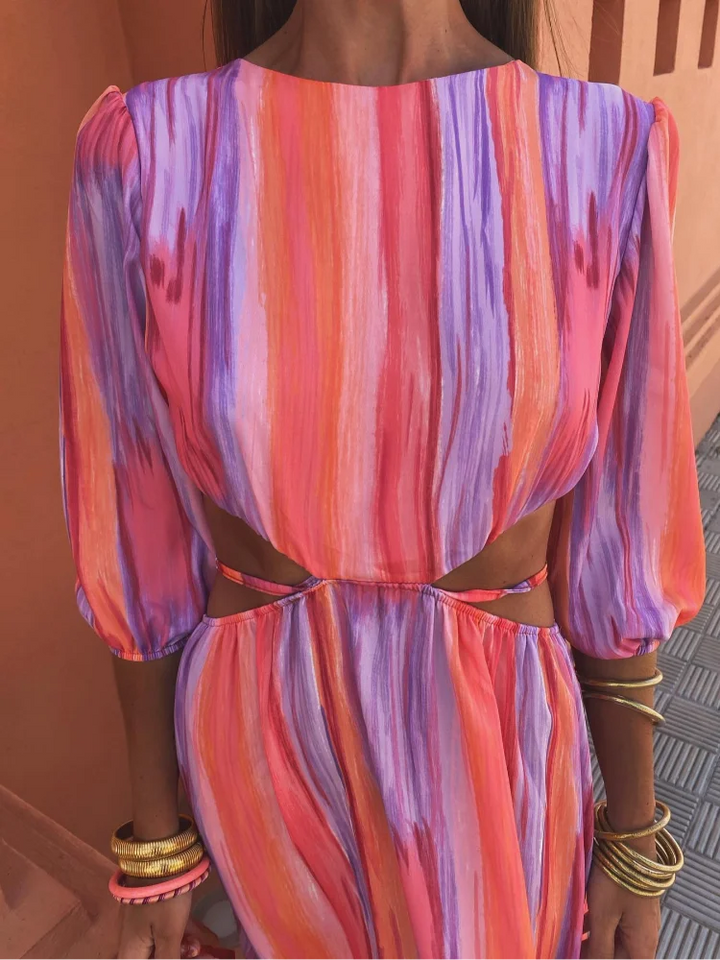 Amsterdamstyles® | Elegante jurk met open rug