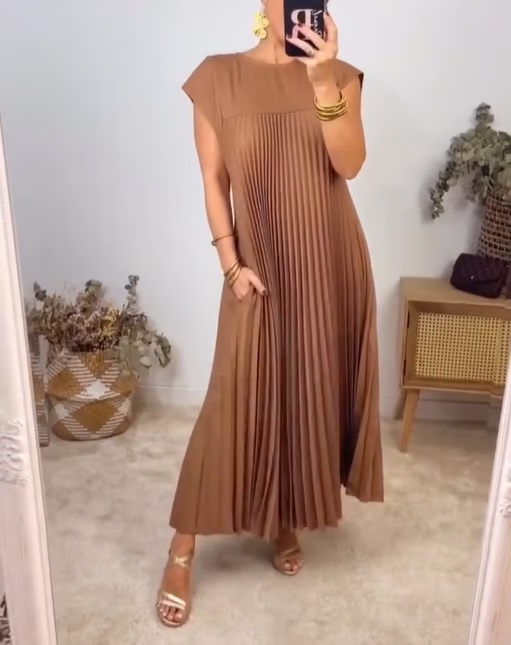 Amsterdamstyles® | Zomerse Lange Comfortabele Jurk