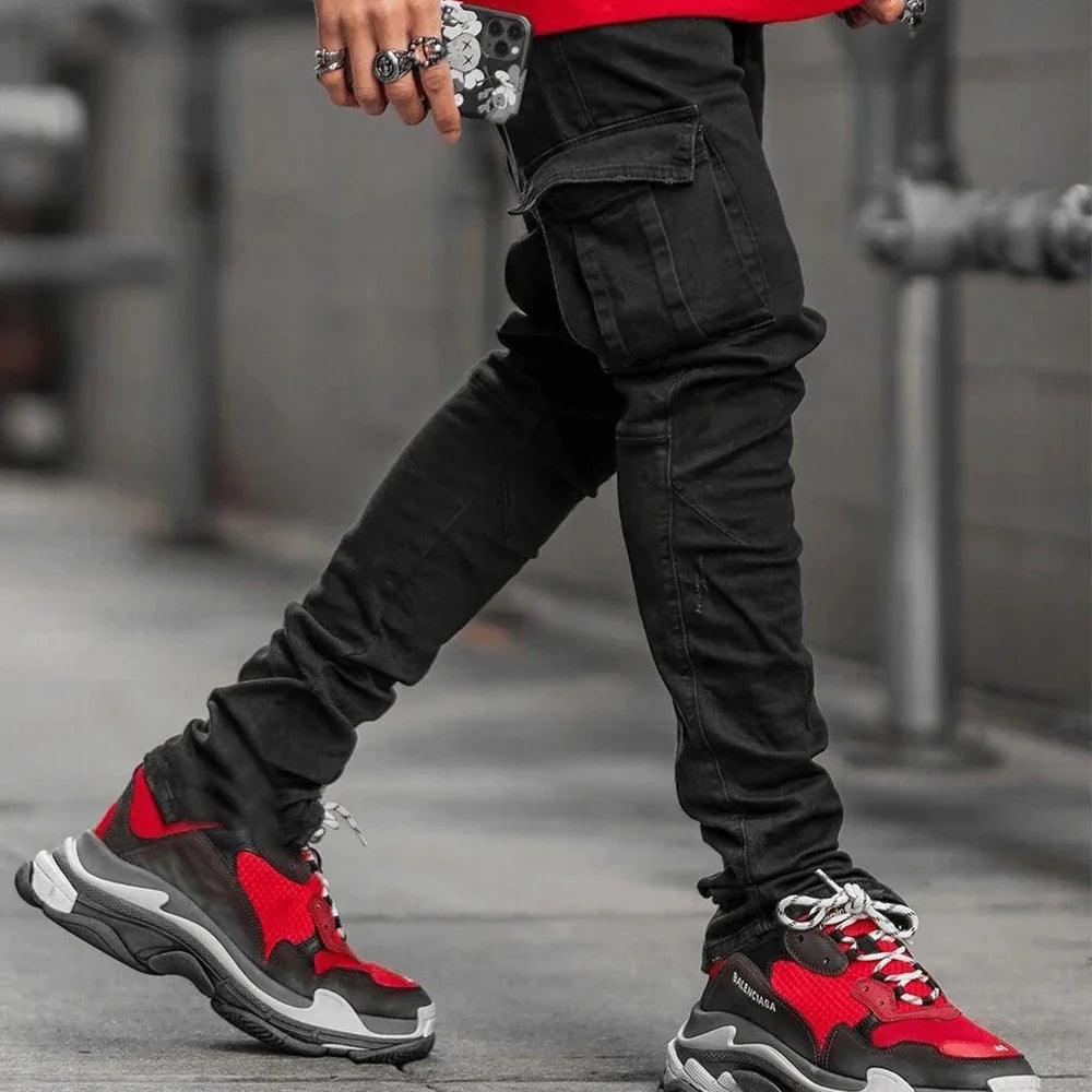 Milan® | Cargo Street Elastic Jeans