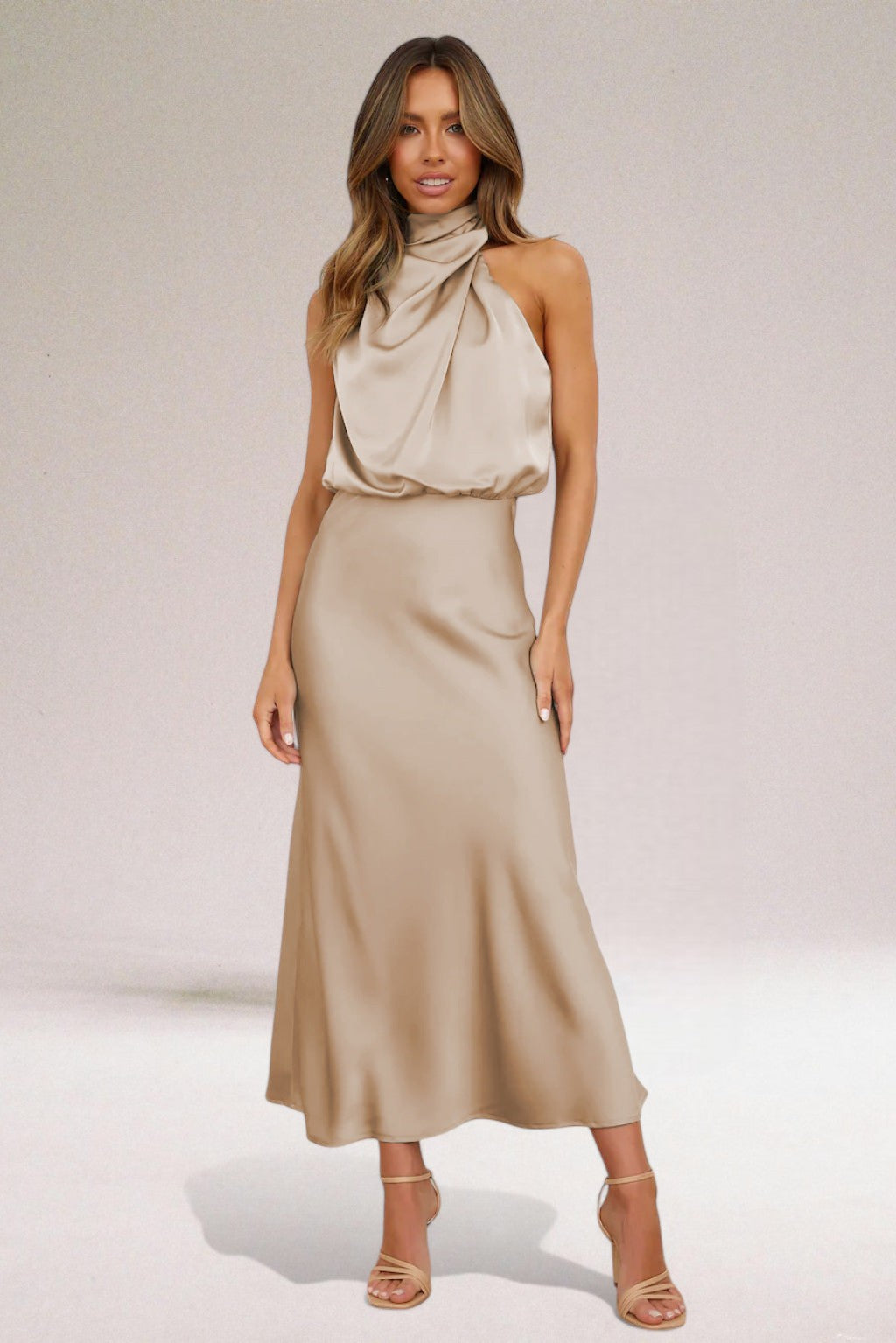 Amsterdamstyles® | Satijnen Glamour Jurk