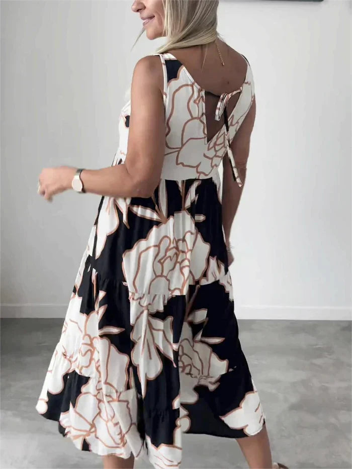 Amsterdamstyles® | Comfortabele Bloemenjurk