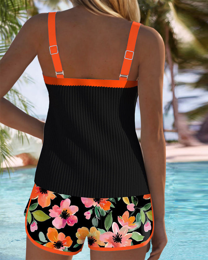 Amsterdamstyles® | Tweedelige Elegante Tankini Set