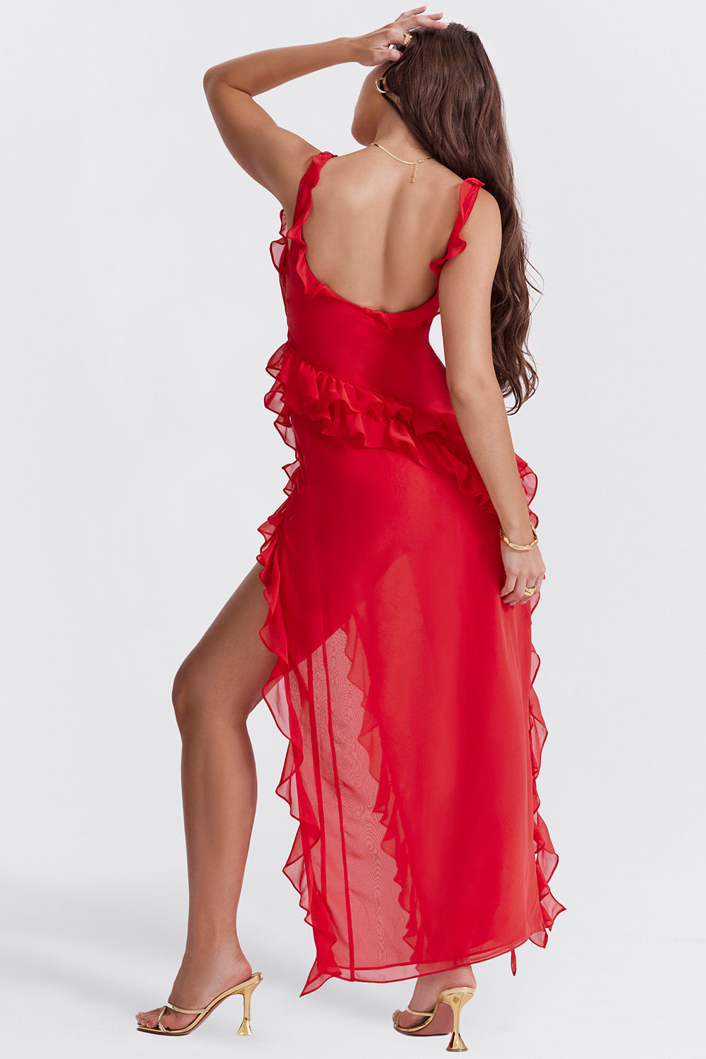 Amsterdamstyles® | Stralende Jurk met Ruffles