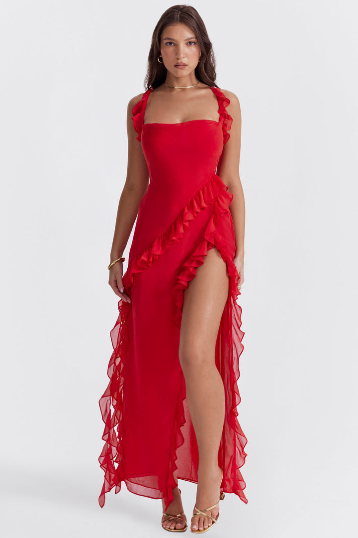 Amsterdamstyles® | Stralende Jurk met Ruffles