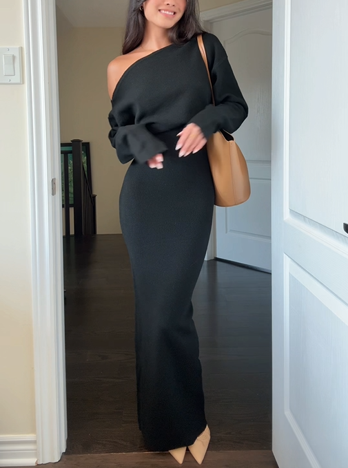 Amsterdamstyles® | One-Shoulder Dress