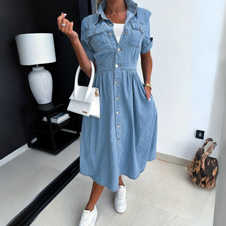 Amsterdamstyles® | Casual Denim Jurk