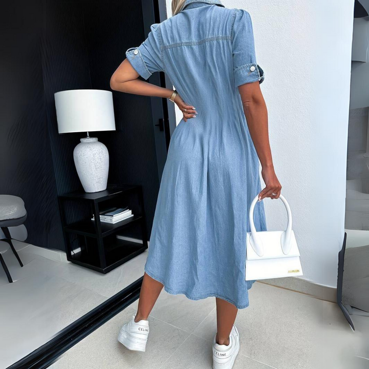 Amsterdamstyles® | Casual Denim Jurk