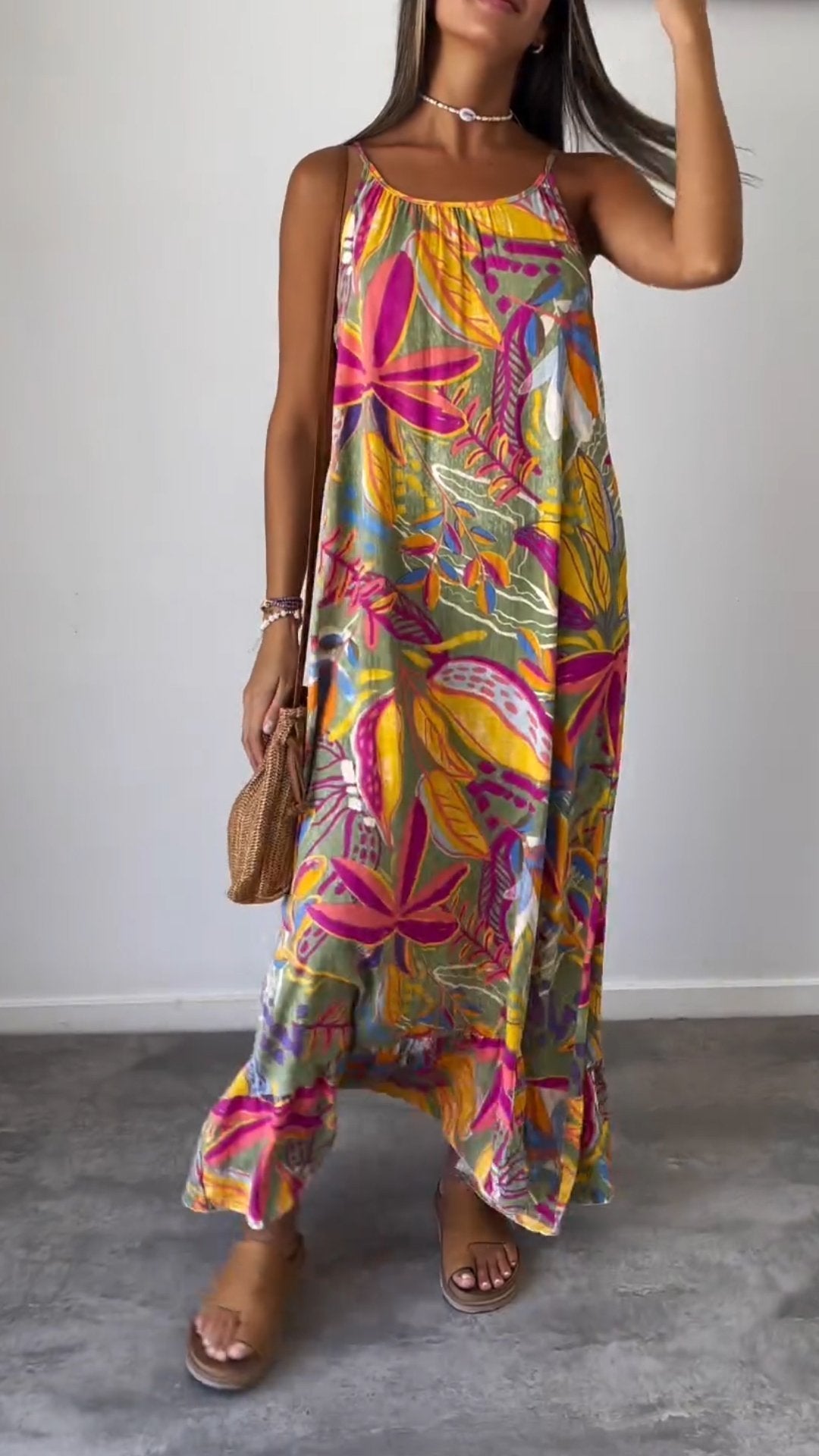 Amsterdamstyles® | Comfortabele Bloemenjurk