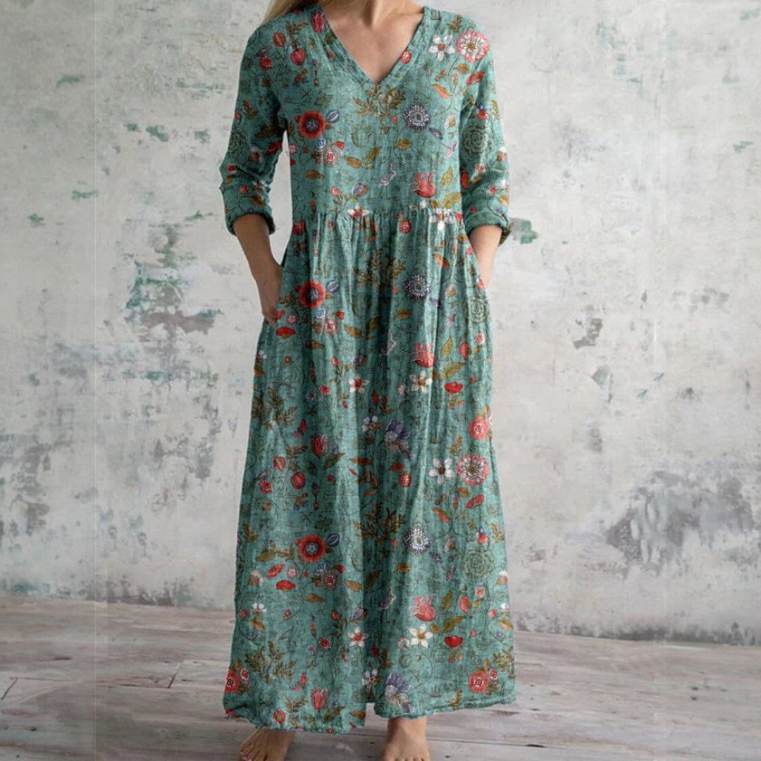 Amsterdamstyles® | Elegante Bloemenjurk
