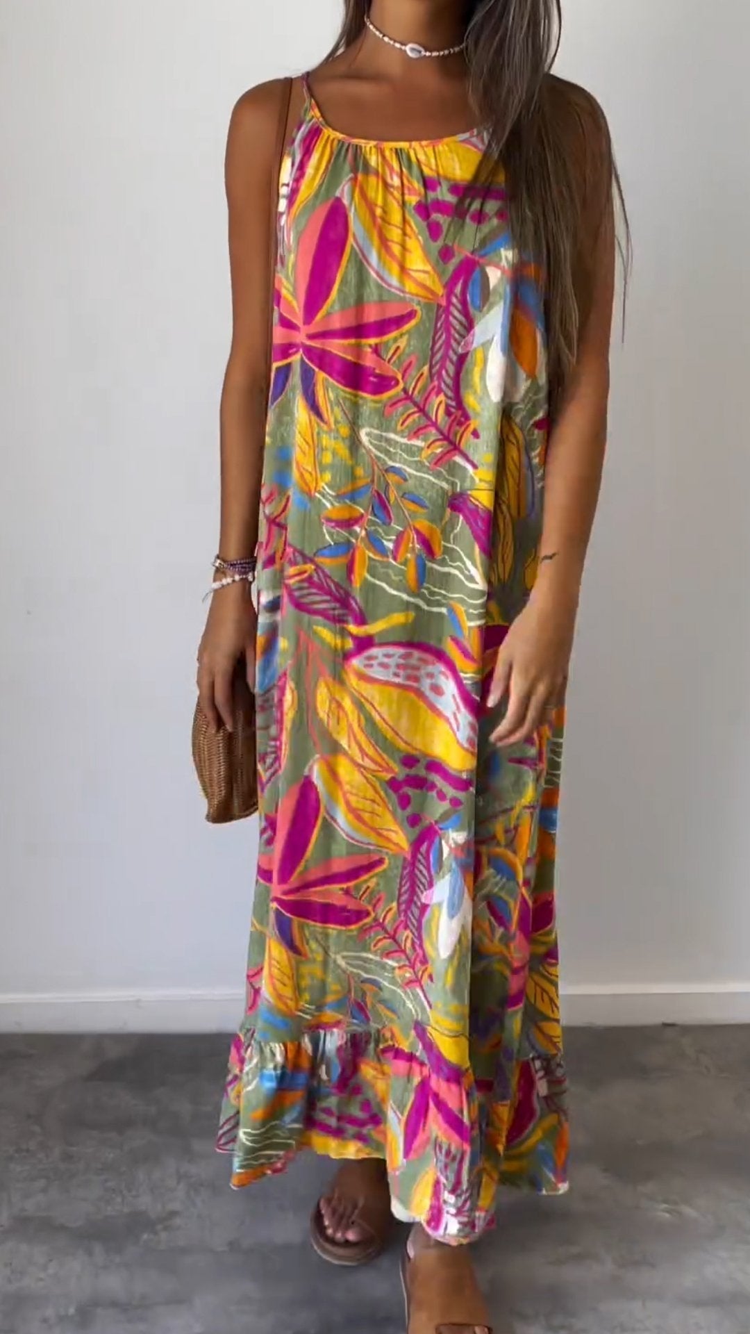 Amsterdamstyles® | Comfortabele Bloemenjurk