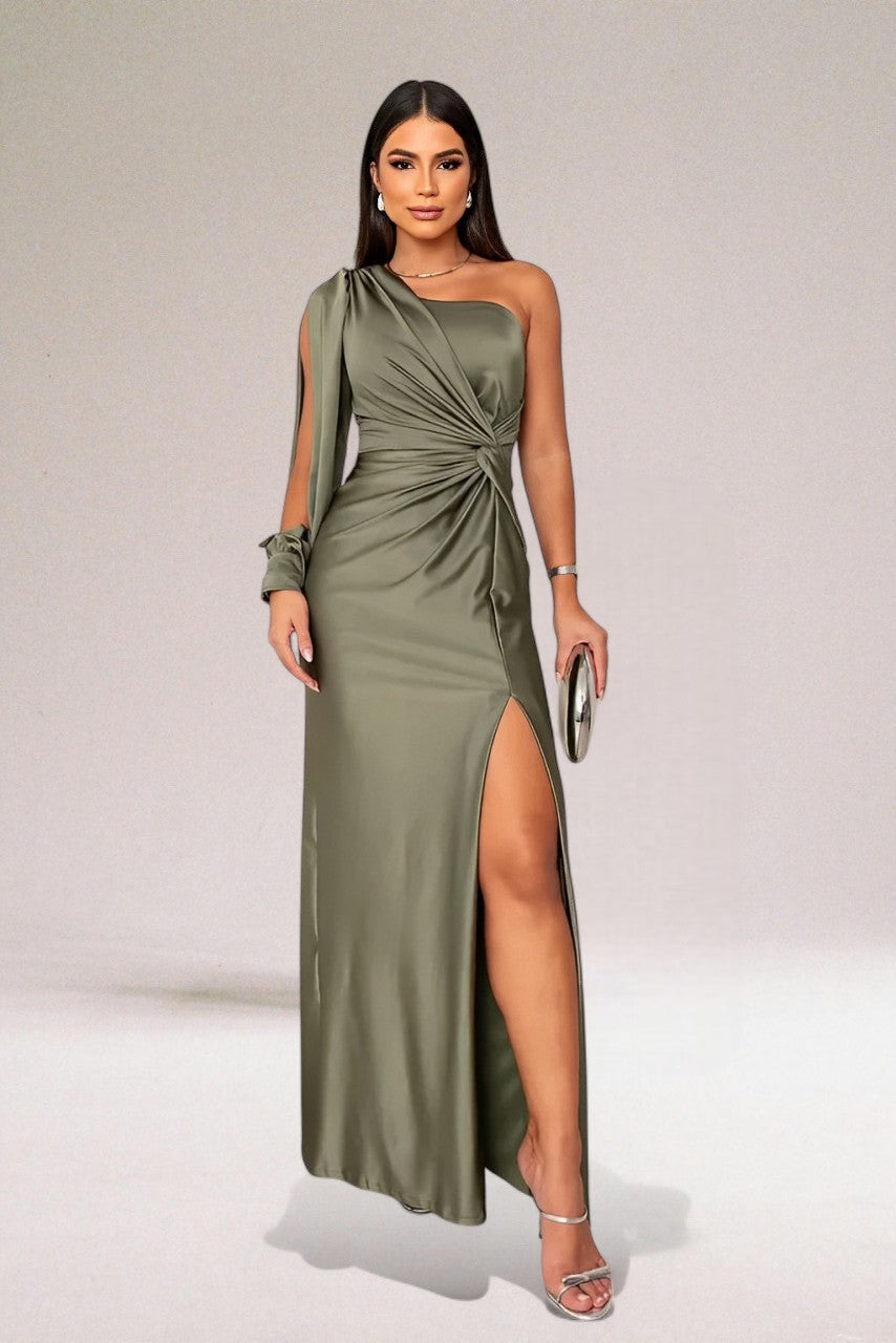 Amsterdamstyles® | Elegante Asymmetrische Jurk