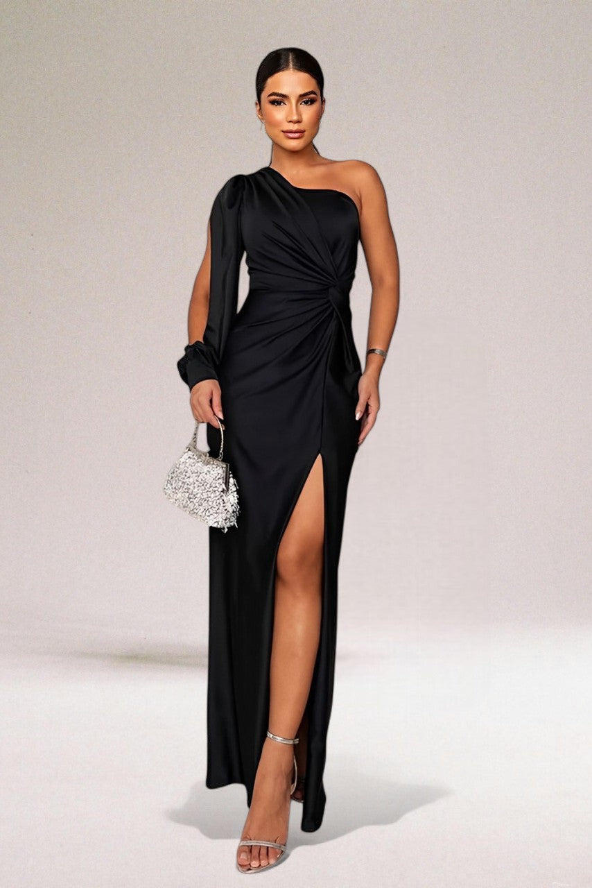 Amsterdamstyles® | Elegante Asymmetrische Jurk